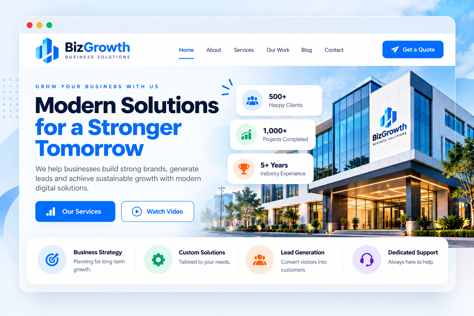 Corporate Business Website